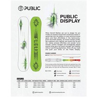 Public Display Freestyle Snowboard - Men's - 150 - 150