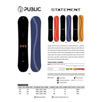 Public Statement Freestyle Park Snowboard - Men's - 150 - 150