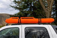 Sportube Roof Rack Straps - on roof