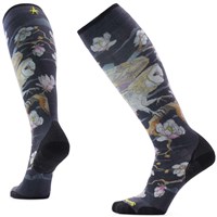 Smartwool Ski Zero Cushion Nightwatcher Print OTC Socks - Women's - Black - Lone