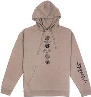Spiral Wax Glyph Hoody - Gray
