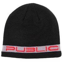 Public Stretch Logo Skully - Black / Red