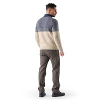 Smartwool Summit 1/4 Zip Sweater - Men's - Oat Heather - Back
