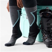 Smartwool Ski Full Cushion OTC Socks - Women's - Charcoal - model
