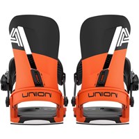 Union Atlas Snowboard Bindings - Men's - Orange 27 - Rear Full
