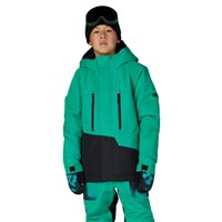 686 Geo Insulated Jacket - Boy's - Deep Green Colorblock