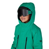 686 Geo Insulated Jacket - Boy's - Deep Green Colorblock