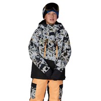 686 Geo Insulated Jacket - Boy's - Grey Tundra Colorblock