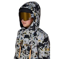 686 Geo Insulated Jacket - Boy's - Grey Tundra Colorblock
