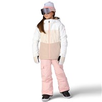 686 Athena Insulated Jacket - Girl's - White Limestone Colorblock