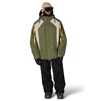 686 2003 Atom Jacket - Men's - Fatigue Green Colorblock