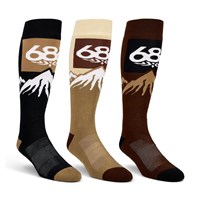 686 Snow Caps Sock - 3 Pack - Men's