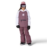 686 Waterproof Hoody - Youth - White Colorblock