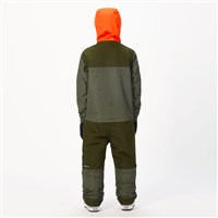 Airblaster Freedom Suit - Youth - Olive Grid / Orange