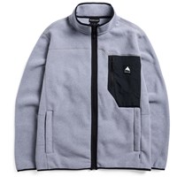 Burton Cinder Full-Zip Fleece - Men's - Gray Heather