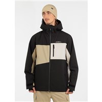 O'Neill FWC Cruz Triple Snow Jacket - Men's - Black Out Beige Color Block