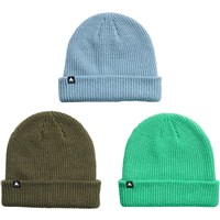 Burton DND (3 Pack) Beanie - Green Voltage / Airstream Blue / Dried Moss
