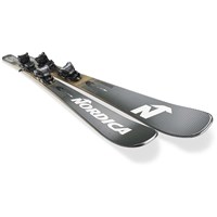 Nordica Dobermann Multipista DC 80 Skis + Marker TPX 13 GW Bindings - Men's - angled