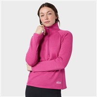 Stio Glide Power Stretch Half Zip - Women's - Bold Bloom Heather