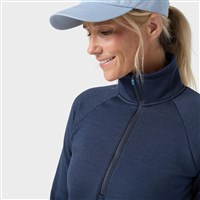 Stio Glide Power Stretch Half Zip - Women's - Mountain Shadow Heather