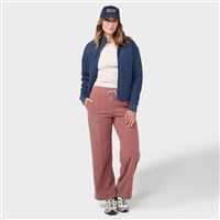 Stio Turpin Fleece Wide Leg Pant - Women's - Sierra Mauve Heather