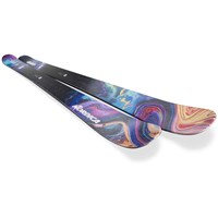 Nordica Unleashed 98 CA Skis - Men's - Blue / Orange - angled