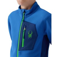 Spyder Bandit Full Zip Fleece Jacket - Boy's - Bold Blue