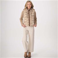 Krimson Klover Bella Vest - Women's - Oat / Natural Jacquard