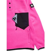 Burton Cinder Pullover Fleece - Women's - Shockwave Pink / True Black
