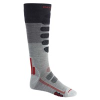 Burton Performance + Lightweight Compression Socks - Men's - Gray Heather Block