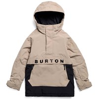 Burton Frostner 2L Anorak Jacket - Youth - Summit Taupe / True Black