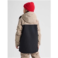 Burton Frostner 2L Anorak Jacket - Youth - Summit Taupe / True Black