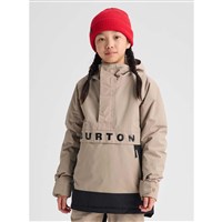 Burton Frostner 2L Anorak Jacket - Youth - Summit Taupe / True Black