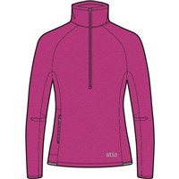 Stio Glide Power Stretch Half Zip - Women's - Bold Bloom Heather