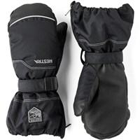 Hestra Baby Zip Mitt - Toddler - Black / Black