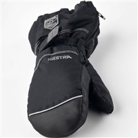 Hestra Baby Zip Mitt - Toddler - Black / Black