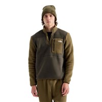 The North Face Yumiori 1/4 Zip - Men's - New Taupe Green / Caraway Seed