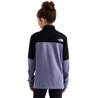The North Face Teen Hike Mid Layer Full Zip - Boy's - Grounded Plum / TNF Black