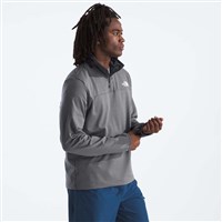The North Face Cedar Trail Grid Fleece 1/4 Zip - Men's - Smoked Pearl