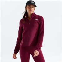 The North Face Cedar Trail Grid Fleece 1/4 Zip Jacket - Women's - Burgundy Crush