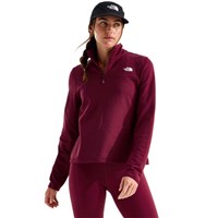 The North Face Cedar Trail Grid Fleece 1/4 Zip Jacket - Women's - Burgundy Crush