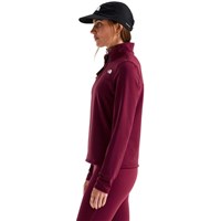 The North Face Cedar Trail Grid Fleece 1/4 Zip Jacket - Women's - Burgundy Crush