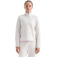 The North Face Cedar Trail Grid Fleece 1/4 Zip Jacket - Women's - White Dune