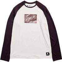 Burton Roadie Base Layer Tech T-Shirt - Men's - Stout White / Bear Hug Brown