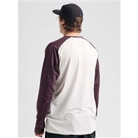 Burton Roadie Base Layer Tech T-Shirt - Men's - Stout White / Bear Hug Brown