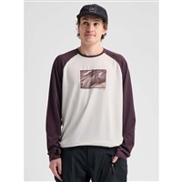 Burton Roadie Base Layer Tech T-Shirt - Men's - Stout White / Bear Hug Brown