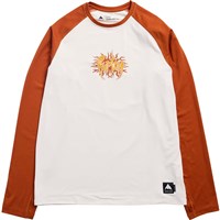 Burton Roadie Base Layer Tech T-Shirt - Men's - Stout White / Spiced Chai