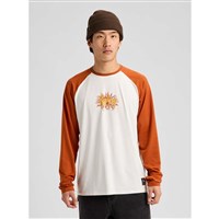 Burton Roadie Base Layer Tech T-Shirt - Men's - Stout White / Spiced Chai