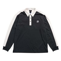 Burton Rugby Shirt - Men's - True Black / Stout White