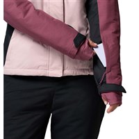 Columbia Snowy Summit Insulated Jacket - Women's - Mineral Pink / Black / Antique Mauve X Dye